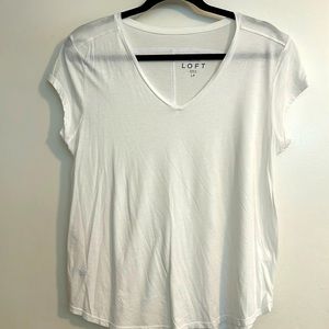 Ann Taylor LOFT white top
